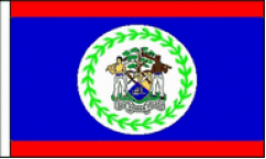 Belize Table Flags